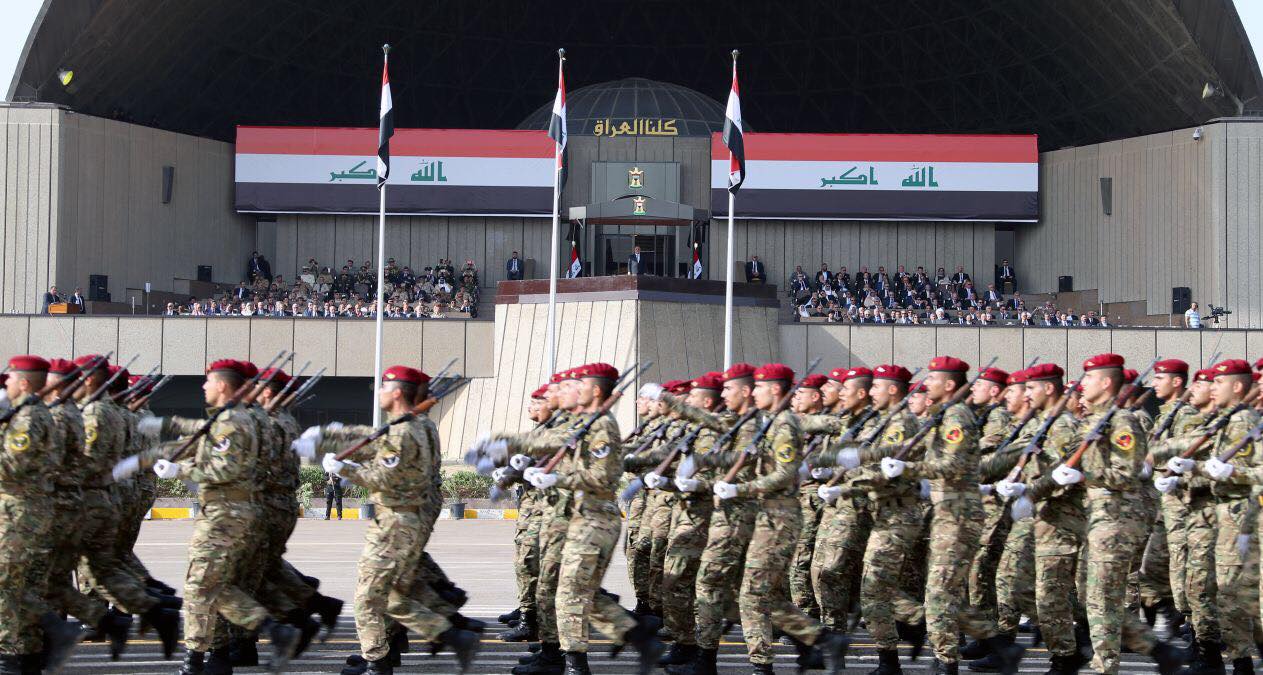 Iraq celebrates victory over the Islamic State (IS)  with a military parade in Baghdad, July 15, 2017. (Photo: Iraqi Prime Minister’s Press Office)